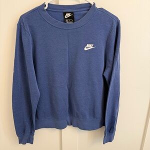 Nike Women's Classic Blue Crew Neck Sweatshirt